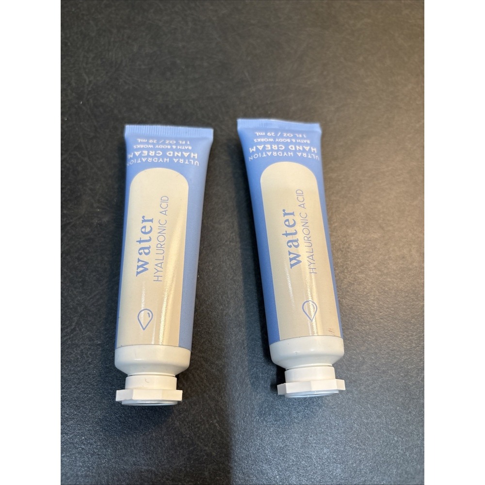 2~Bath & Body Works Water Hand Cream‎ Shea Butter 1 fl oz
